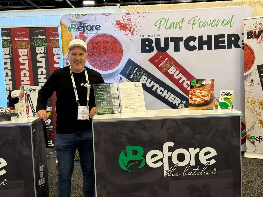 Danny at a Before the Butcher exhibition