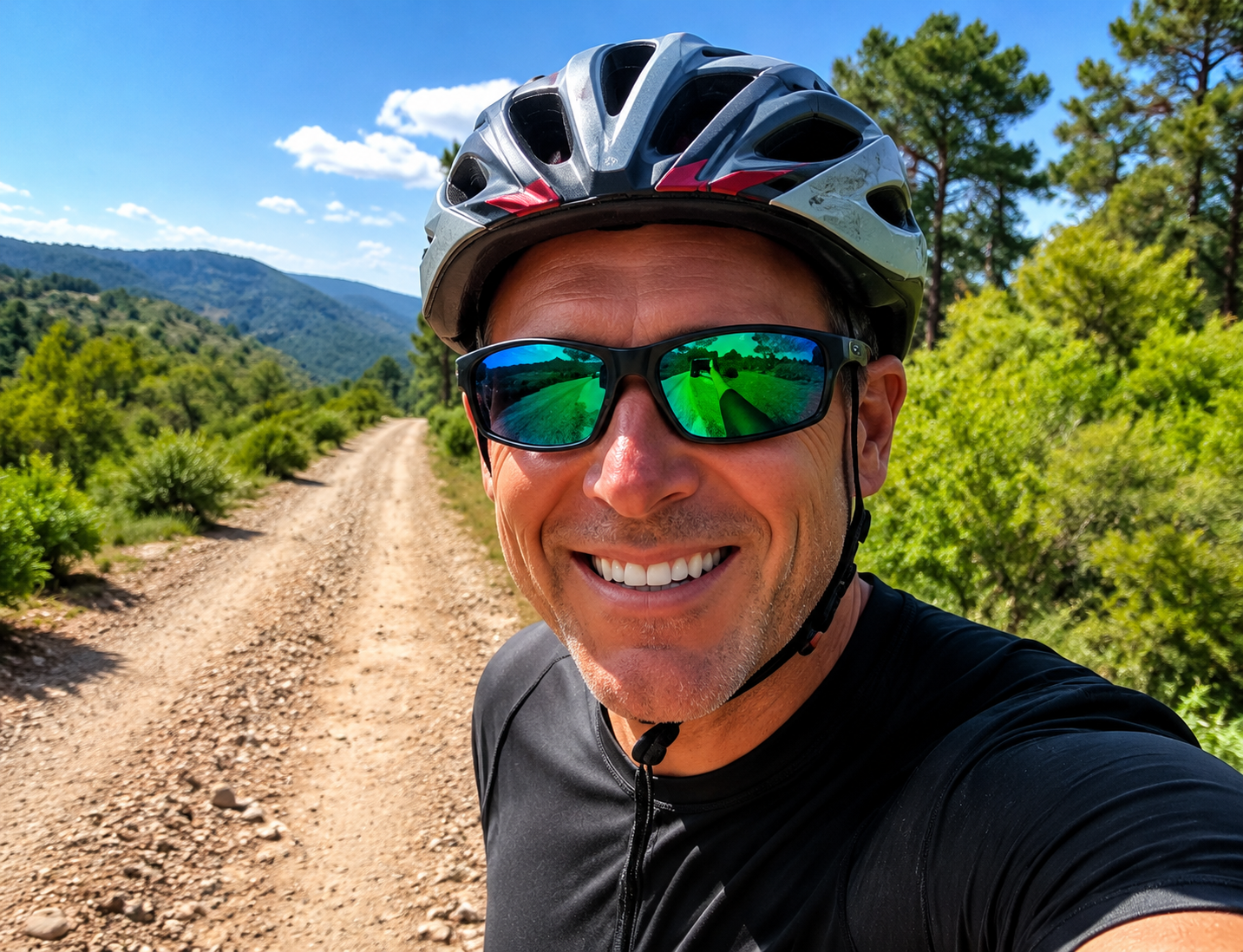 Danny cycling
