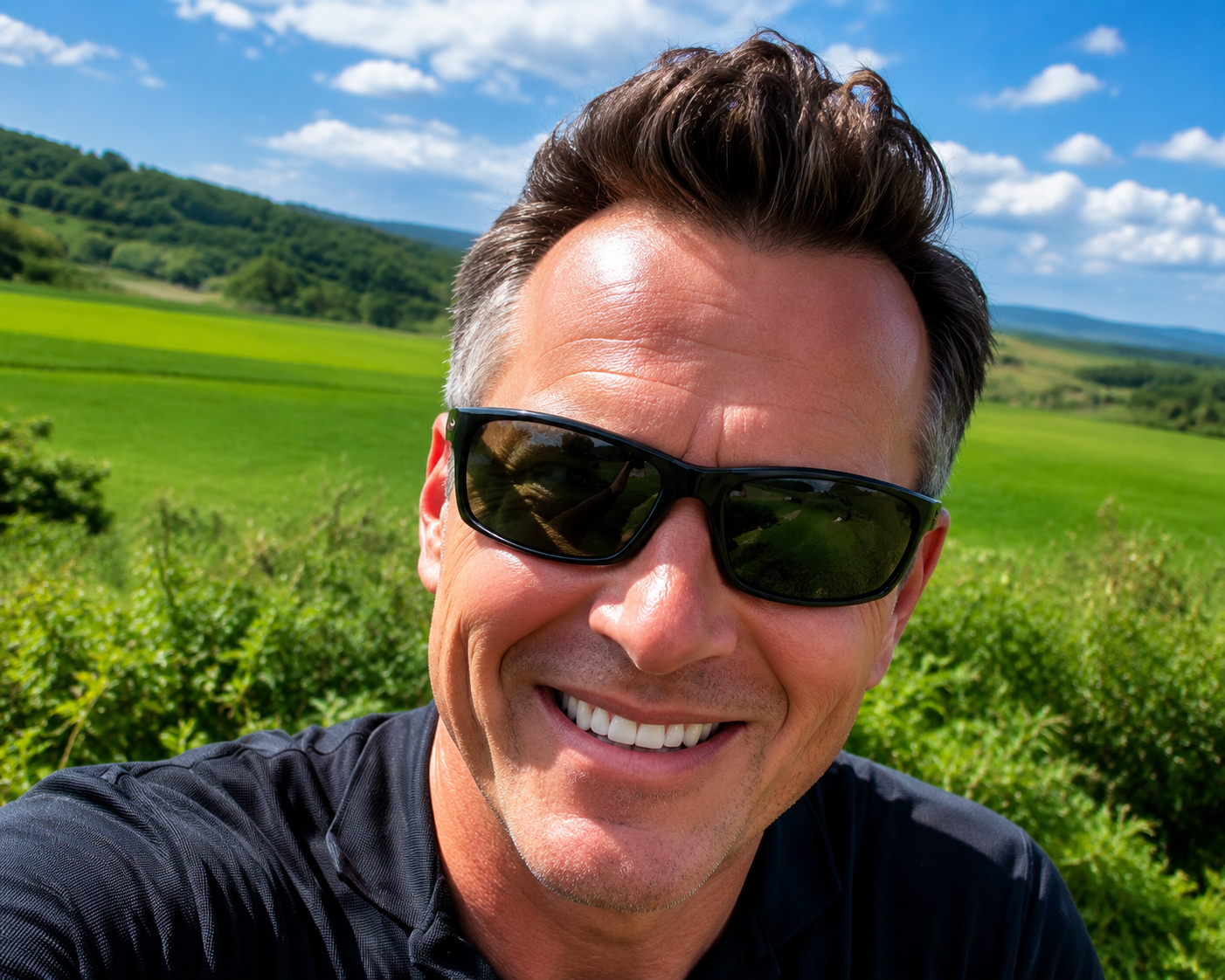 Danny outdoors
