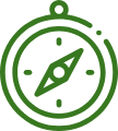 Personal coaching compass icon